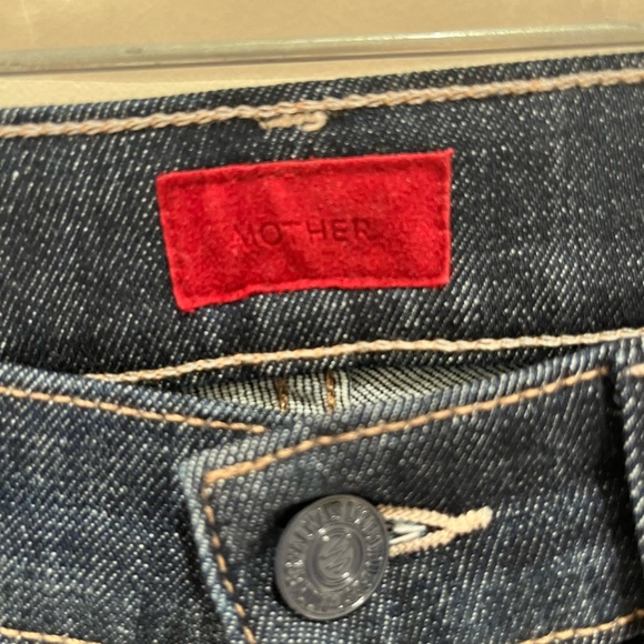 Mother Insider Crop Step Fray speed racer jeans 25 - Picture 8 of 14